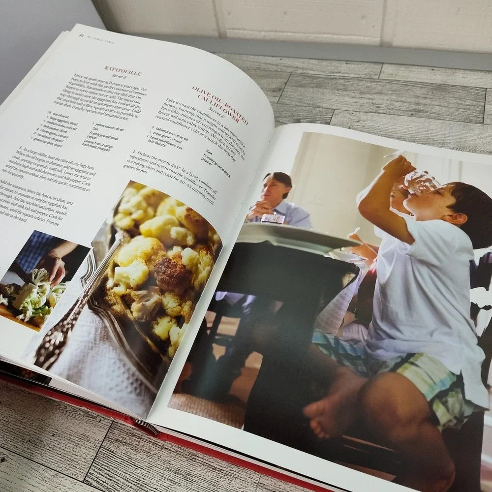 MY FAMILY TABLE by John Besh HCDJ‎ Cookbook Passionate Plea for Home Cooking